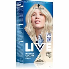 Püsiv juuksevärv Schwarzkopf LIVE Intense Colour B11 Frosty Blonde, 2 x 60 ml