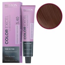 Professionaalne juuksevärv Revlon Professional Color Excel Tone On Tone 5.40 Light Brown Copper, 70 ml