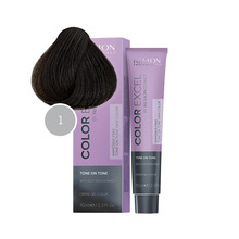 Juuksevärv Revlon Color Excel Hair Colouring Gel Glossy 1 Black, 70 ml