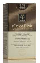 Permanentsed juuksevärvid Apivita My Color Elixir 8.38 Light Blonde Gold Pearl