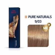 Professionaalsed juuksevärvid Wella Professionals Koleston Perfect Me+ 9/03 Very Light Blonde Natural Gold, 60 ml