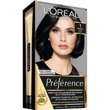 Püsiv juuksevärv L'Oreal Paris Preference 1 Napoli Black, 160 ml