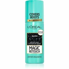 Juuksejuurte peitesprei L'Oreal Paris Magic Retouch 01 Black, 75 ml
