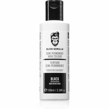 Poolpüsiv juuksevärv Slick Gorilla Semi Perm Colour Black, 100 ml