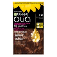 Püsijuuksevärv Garnier Olia 5.35 Chocolate Light Brown, ammoniaagivaba