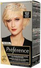 Juuksevärv L'Oreal Preference 102, 160 ml