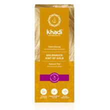 Taimne juuksevärv Khadi Hint Of Gold, 100 g