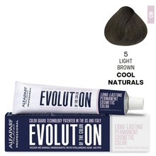 Püsiv professionaalne juuksevärv Alfaparf Milano Evolution of the Color 5 Light Natural Brown, 60 ml