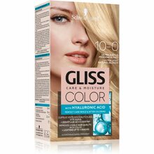 Püsiv juuksevärv Schwarzkopf Gliss Color 10-0 Ultra Light Natural Blonde, 60 ml