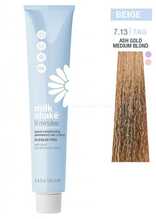 Püsivad juuksevärvid MilkShake 9 Minutes Quick Permanent 7.13/7AG Ash Gold Medium Blond, 100 ml