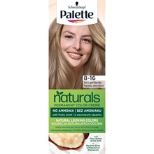 Püsiv juuksevärv Schwarzkopf Palette Permanent Naturals Color Creme 8-16 Ash Light Blonde, 50 ml