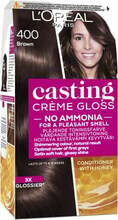 Juuksevärv L'Oreal Paris Casting Creme Gloss 400 Dark Brown, 180 ml