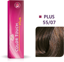 Juuksevärv Wella Professionals Color Touch Plus 55/07 Light Brown/Intense Natural, 60 ml