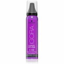 Tooniv vaht Schwarzkopf Professional IGORA Expert Mousse 4-68 Medium Brown Chocolate Red, 100 ml