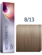 Püsivärv Wella Illumina Color 8/13 Light Ash Gold Blonde, 60 ml