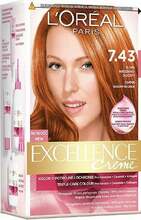 Juuksevärv L'Oreal Paris Excellence Creme 7.43 Blonde Copper Golden