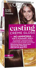 Juuksevärv L'Oreal Paris Casting Creme Gloss 535 Chocolate, 180 ml