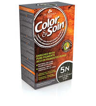 Püsiv juuksevärv COLOR & SOIN 5N hele kastan, 135 ml