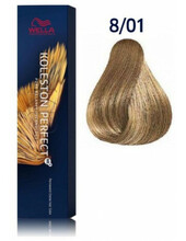 Püsiv juuksevärv Wella Koleston Perfect Me+ 8/01 Natural Ash Blonde, 60 ml