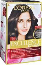 Püsiv juuksevärv L'Oreal Paris Excellence tume kastanpruun