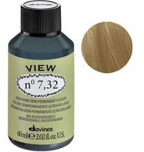 Poolpüsiv juuksevärv Davines View 7.32, 60 ml
