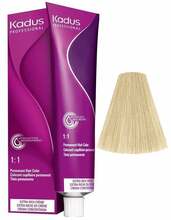 Püsiv juuksevärv Kadus Professional Permanent Color 10/1 Lightest Blonde Ash