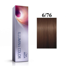 Püsiv juuksevärv Wella Professionals Illumina Color 6/76 Dark Brown Violet Blonde, 60 ml