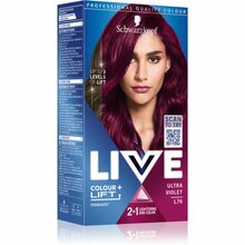 Juuksevärv Schwarzkopf Live Colour + Lift L76 Ultra Violet