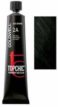 Professionaalne juuksevärv Goldwell Topchic 2A Blue Black, 60 ml