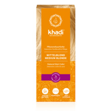 Taimne juuksevärv Khadi Medium Blond, 100 g