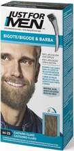 Habemevärv Just For Men Moustache & Beard Light Brown, 15 ml