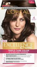 Püsivärv L'Oreal Excellence Creme 4.00 True Brown, 176 ml