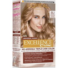 Juuksevärv L'Oreal Paris Excellence Creme Universal Nudes 8U Universal Light Blonde