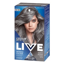 Juuksevärv Schwarzkopf Live Urban Metallics U72 Dusty Silver