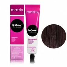 Püsiv juuksevärv Matrix SoColor 6MA Dark Mocha Ash, 90 ml