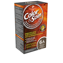 Püsiv juuksevärv COLOR & SOIN 6A tume tuhkblond, 135 ml