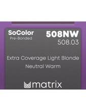 Püsivärv Matrix SoColor Extra Coverage 508NW Light Blonde Neutral Warm, 90 ml