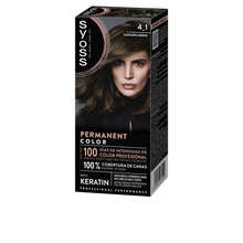 Püsiv juuksevärv Syoss Permanent Color 4.1 keskmine pruun, 1 tk