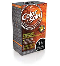 Püsiv juuksevärv COLOR & SOIN 1N eebenipuu must, 135 ml