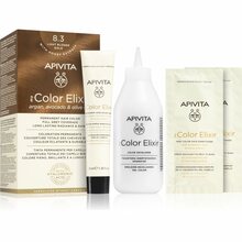 Püsiv juuksevärv Apivita My Color Elixir 8.3 Light Blonde Gold