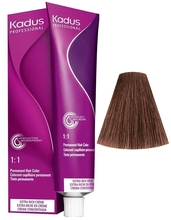 Püsiv juuksevärv Kadus Professional Permanent Color 5/75 Light Brunette Brown Red