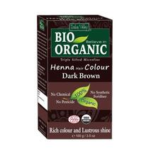 Juuksevärv Indus Valley B.I.O Organic Henna, tumepruun, 100 g