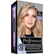 Püsiv juuksevärv L'Oreal Preference 8.1 Copenhague, 140 ml