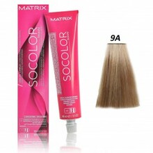 Püsiv juuksevärv Matrix SoColor Pre-Bonded 9A Very Light Blonde Ash, 90 ml