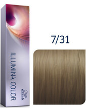 Püsivärv Wella Professionals Illumina Color 7/31 Medium Gold Ash Blonde, 60 ml