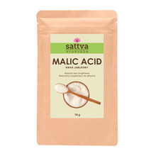 Õunhappe pulber juustele Sattva Ayurveda Malic Acid, 70 g