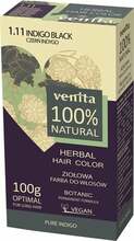 Juuksevärv Venita Herbal Hair Color 1.11 Indigo Black, 100 ml