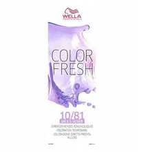 Poolpüsiv juuksevärv Wella Professionals Color Fresh 10/81 Silver Platinum Blonde Pearl Ash, 75 ml