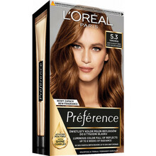 Püsiv juuksevärv L'Oreal Paris Preference 5.3 Virgine, 160 ml