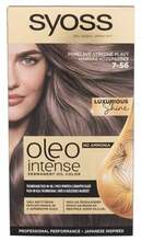 Püsiv juuksevärv Syoss Oleo Intense 7-56 Ashy Medium Blond, 50 ml